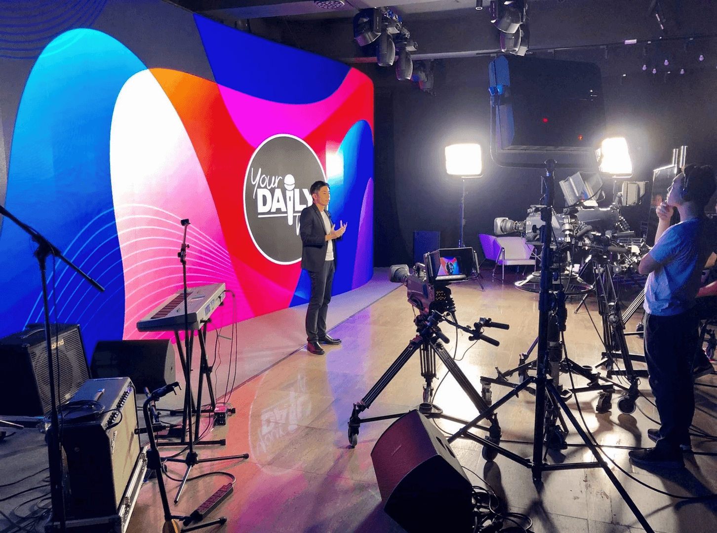 Studio with LED